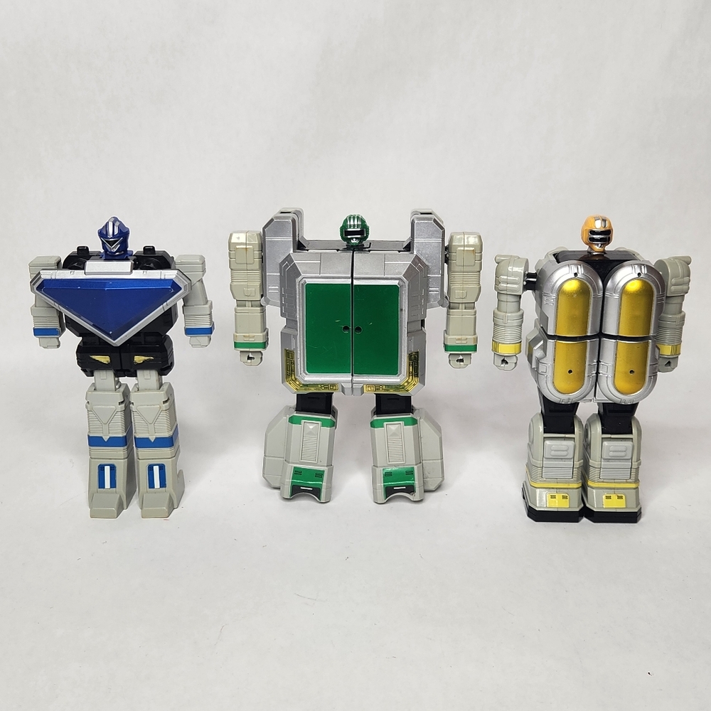 Vintage Power Rangers Deluxe Super Zeo Megazords Lot